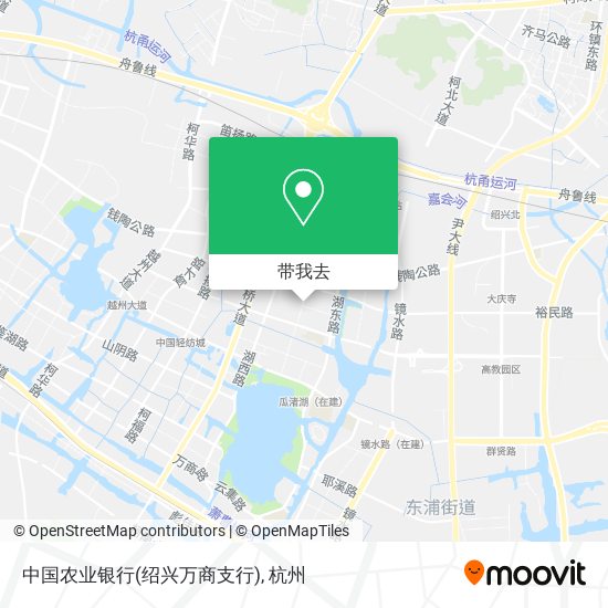 中国农业银行(绍兴万商支行)地图