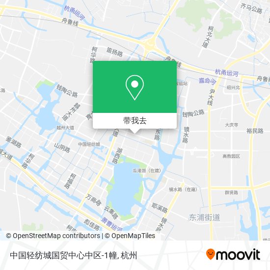 中国轻纺城国贸中心中区-1幢地图