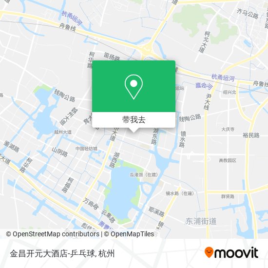金昌开元大酒店-乒乓球地图