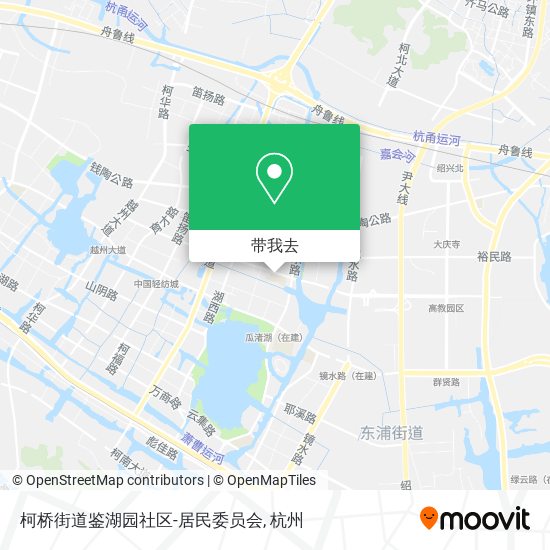 柯桥街道鉴湖园社区-居民委员会地图