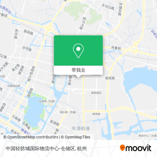 中国轻纺城国际物流中心-仓储区地图