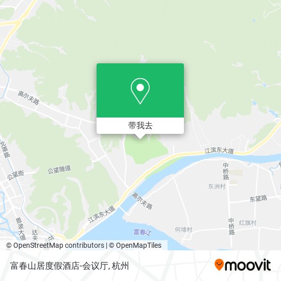 富春山居度假酒店-会议厅地图