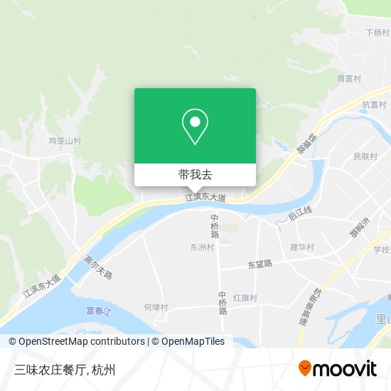 三味农庄餐厅地图