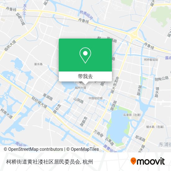 柯桥街道黄社溇社区居民委员会地图