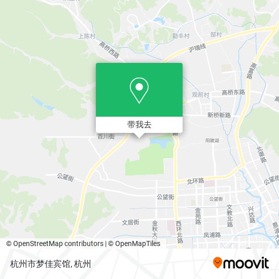 杭州市梦佳宾馆地图