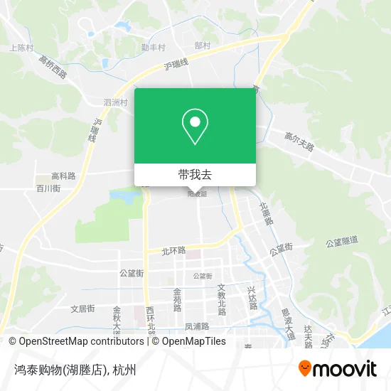 鸿泰购物(湖塍店)地图