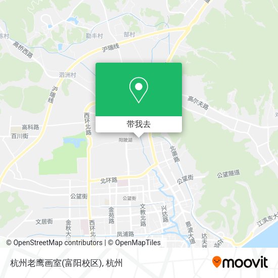 杭州老鹰画室(富阳校区)地图