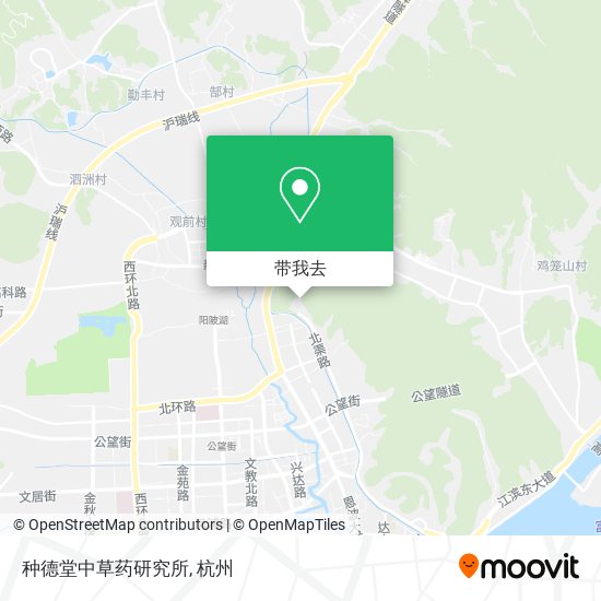 种德堂中草药研究所地图