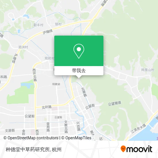 种德堂中草药研究所地图