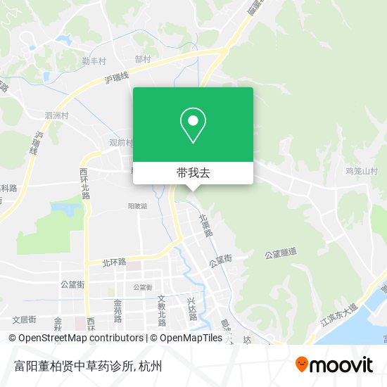 富阳董柏贤中草药诊所地图