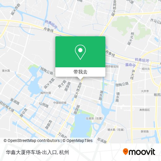 华鑫大厦停车场-出入口地图