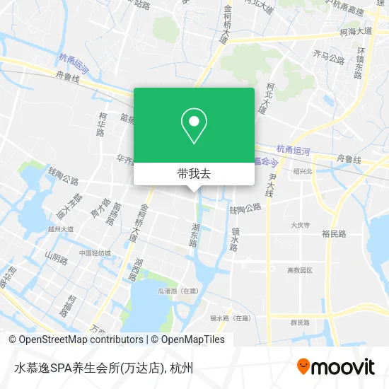 水慕逸SPA养生会所(万达店)地图