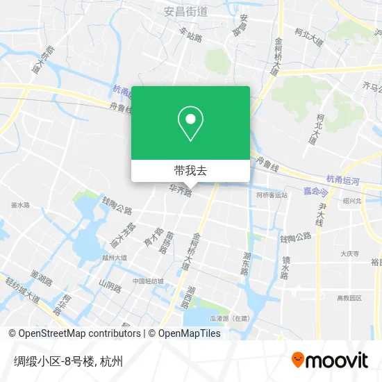 绸缎小区-8号楼地图