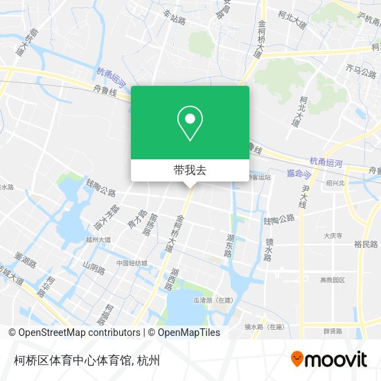 柯桥区体育中心体育馆地图