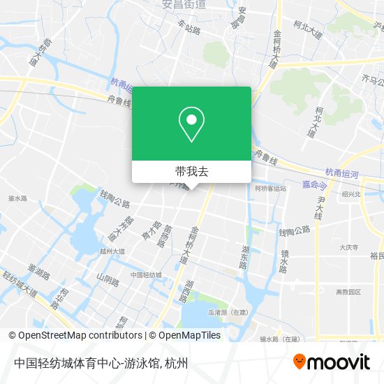 中国轻纺城体育中心-游泳馆地图