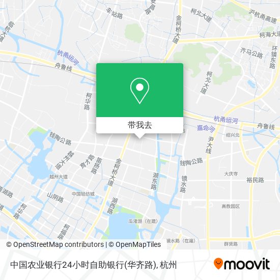 中国农业银行24小时自助银行(华齐路)地图