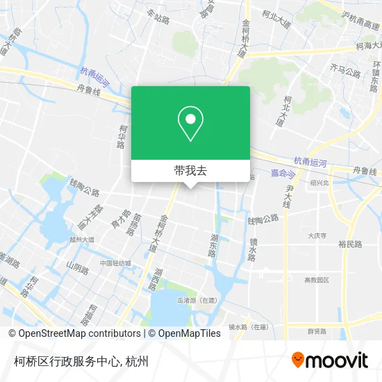 柯桥区行政服务中心地图