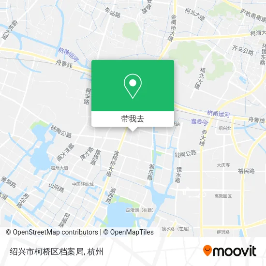 绍兴市柯桥区档案局地图