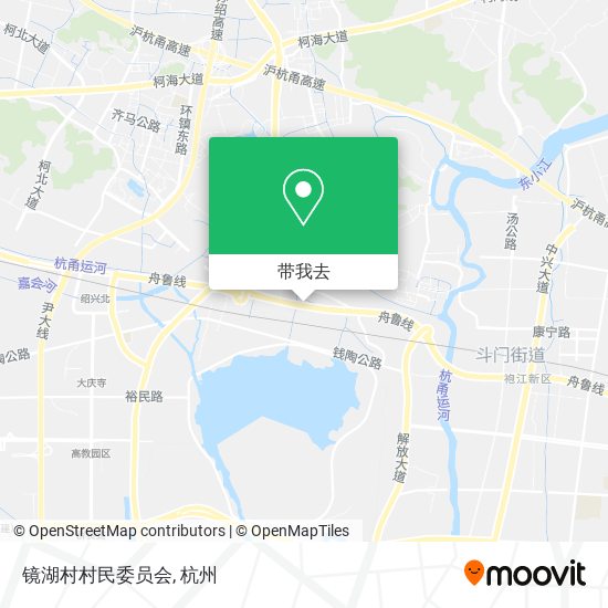 镜湖村村民委员会地图