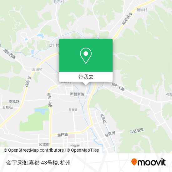 金宇.彩虹嘉都-43号楼地图