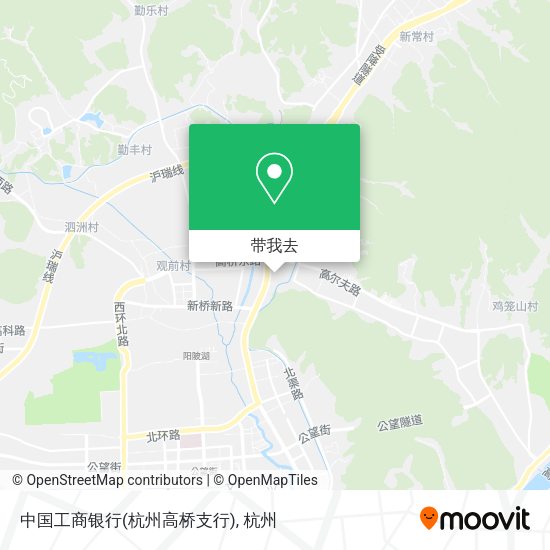 中国工商银行(杭州高桥支行)地图