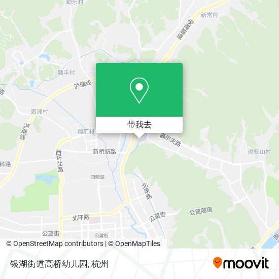 银湖街道高桥幼儿园地图