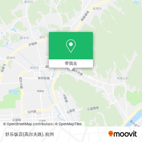 舒乐饭店(高尔夫路)地图