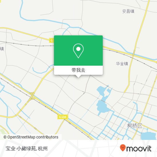 宝业·小赭绿苑地图