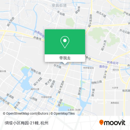 绸缎小区梅园-21幢地图