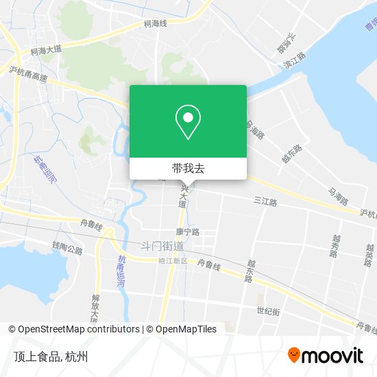 顶上食品地图