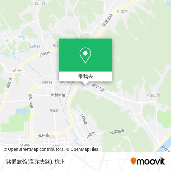 路通旅馆(高尔夫路)地图