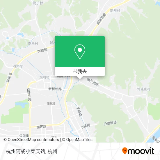 杭州阿杨小菜宾馆地图