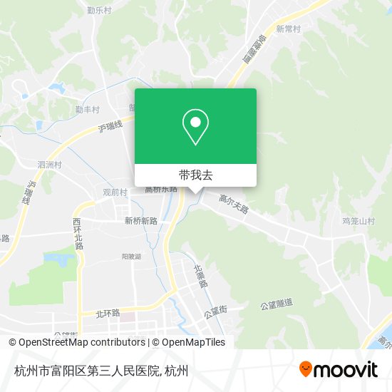 杭州市富阳区第三人民医院地图