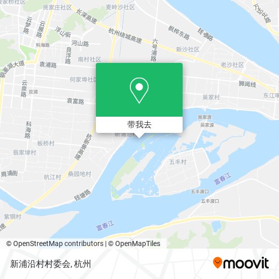 新浦沿村村委会地图