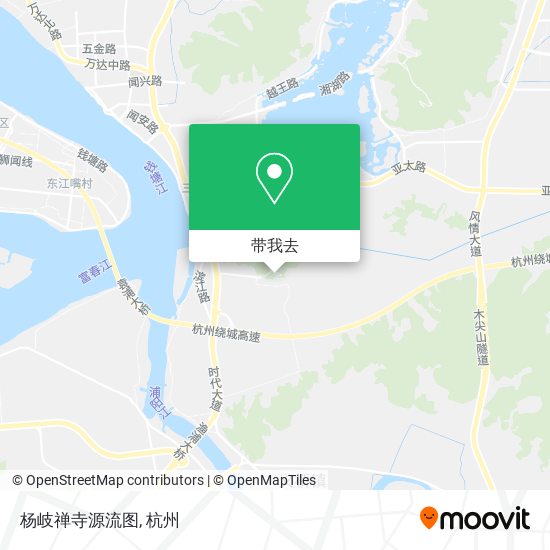 杨岐禅寺源流图地图