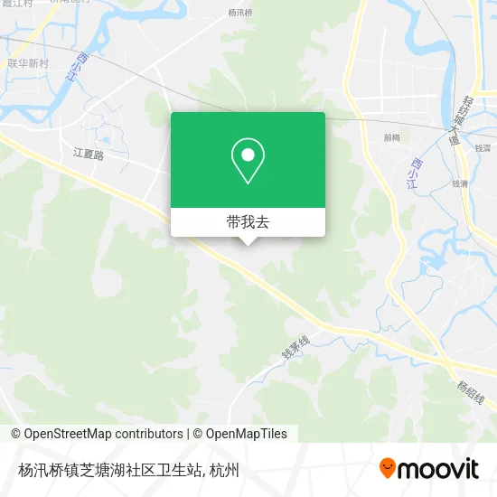 杨汛桥镇芝塘湖社区卫生站地图