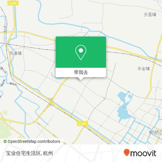 宝业住宅生活区地图