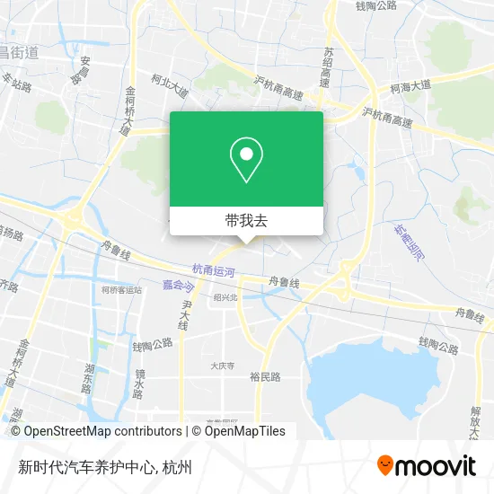 新时代汽车养护中心地图