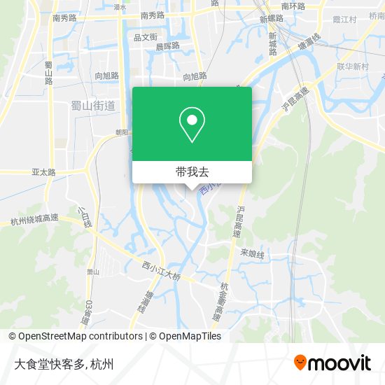 大食堂快客多地图