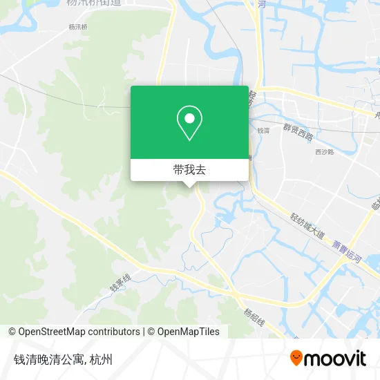 钱清晚清公寓地图