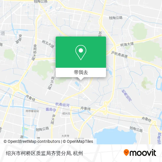 绍兴市柯桥区质监局齐贤分局地图