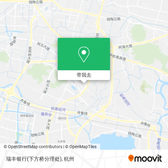 瑞丰银行(下方桥分理处)地图