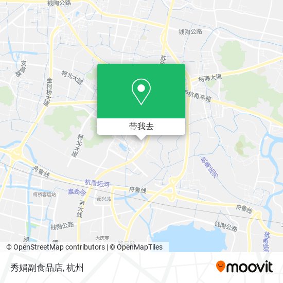 秀娟副食品店地图