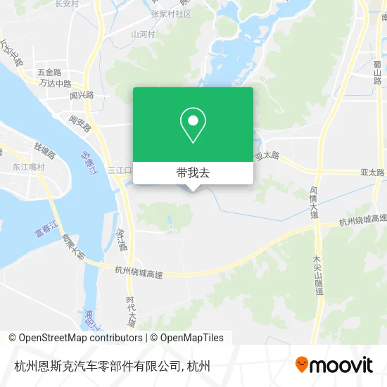 杭州恩斯克汽车零部件有限公司地图