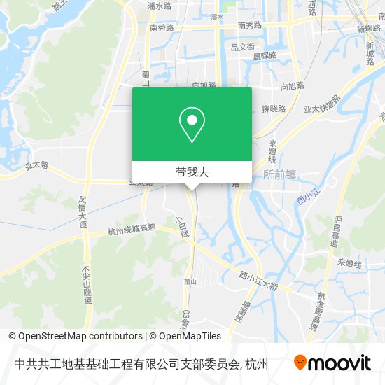 中共共工地基基础工程有限公司支部委员会地图