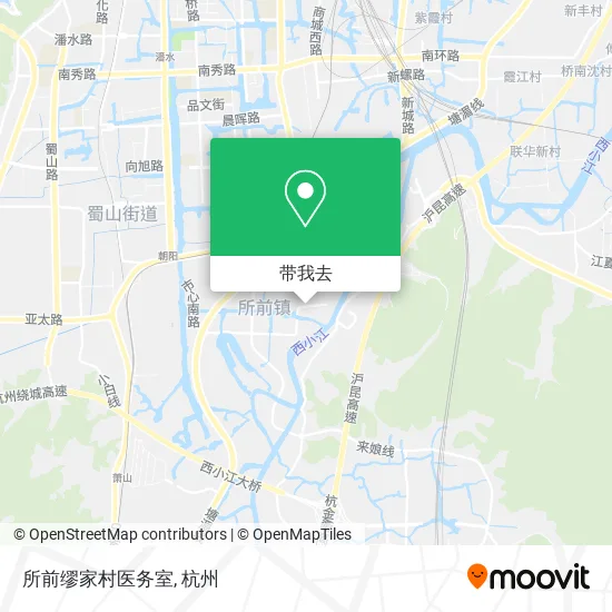 所前缪家村医务室地图