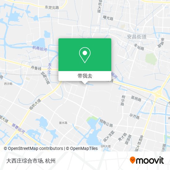 大西庄综合市场地图
