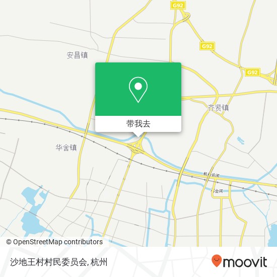 沙地王村村民委员会地图