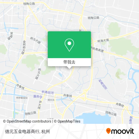 德元五金电器商行地图