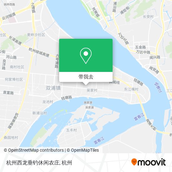 杭州西龙垂钓休闲农庄地图
